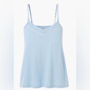 Petite Plume 2-Piece Cotton Maternity Set in Periwinkle